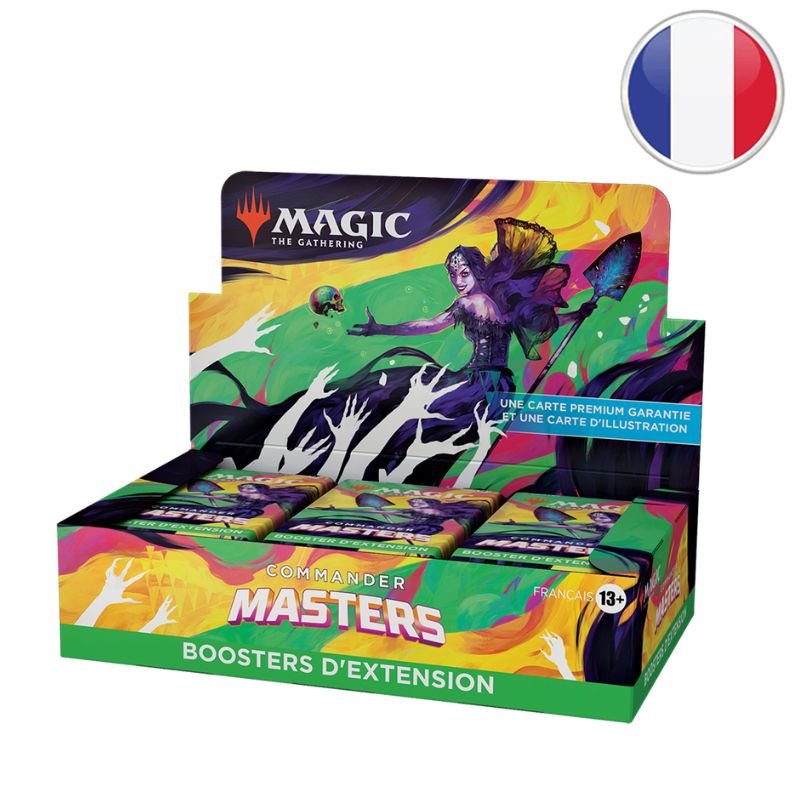 Boite de 24 boosters d\'extension Commander Masters - Magic - En Français