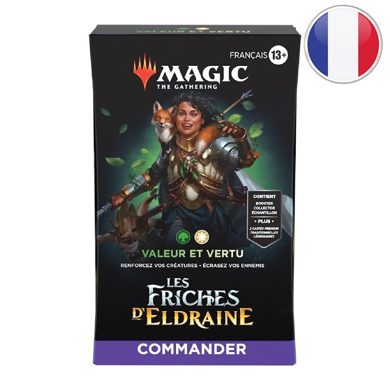 Deck commander Valeur et Vertu - Les friches d\'Eldraine - Magic - En Français