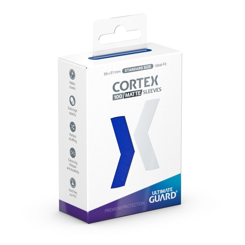 Cortex Sleeves Blue/Matte - Standard Size - Ultimate Guard