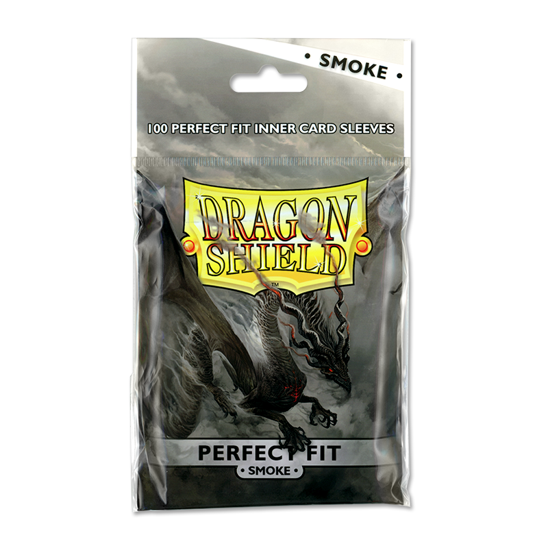 100 Protèges-cartes Clear/Smoke - Dragon Shield perfect fit