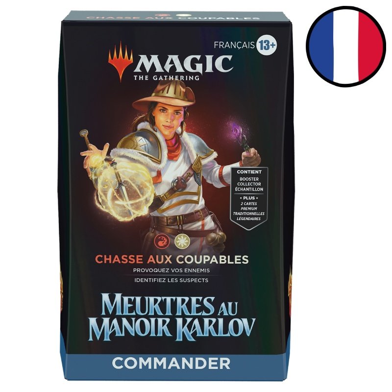 Deck Commander Chasse aux Coupables - Meurtres au manoir Karlov - Magic - En Français