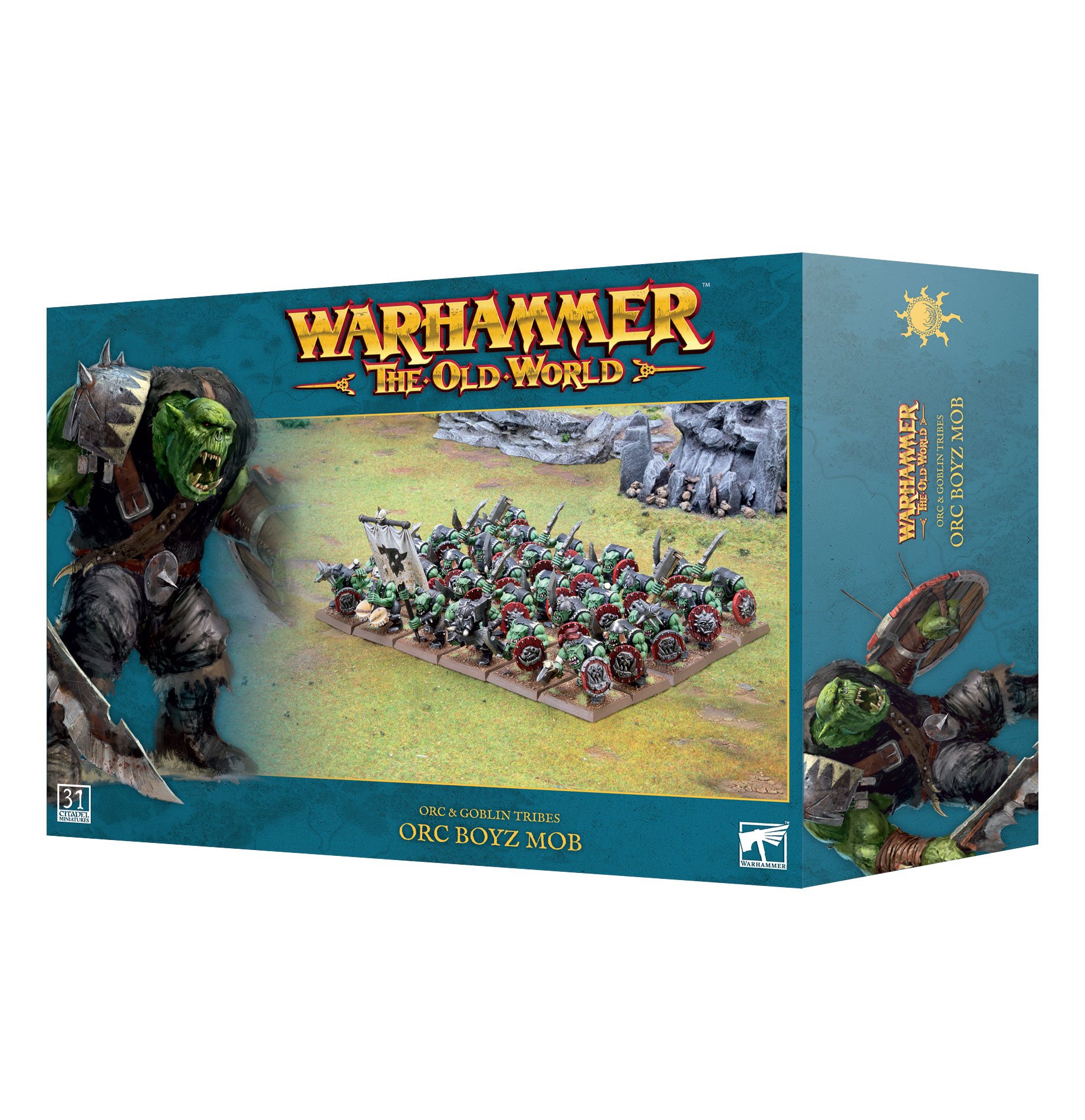 Orc Boyz Mob - Orc & Goblin Tribes - 09-02 - Warhammer - The Old World