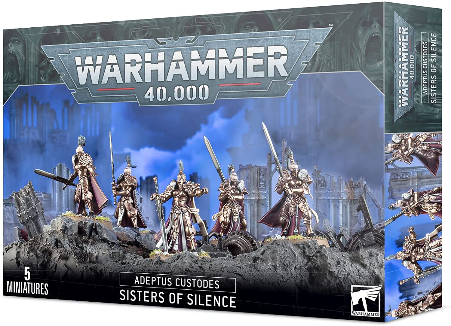 Sisters Of Silence - Vigilator Squad - 01-08 - Adeptus Custodes - Warhammer 40.000