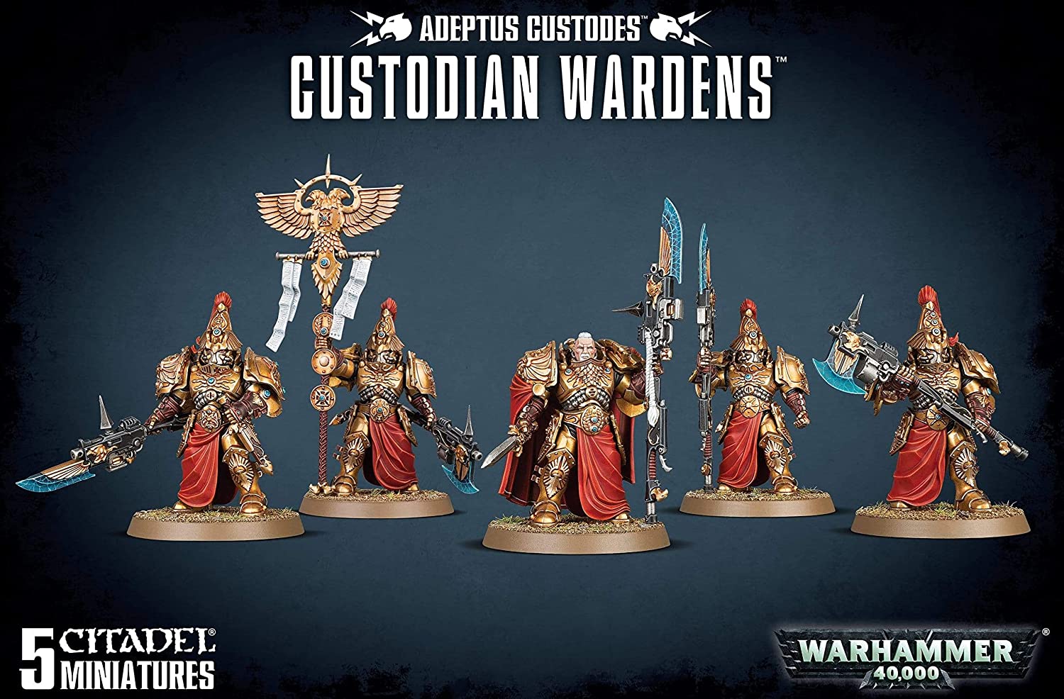 Custodian Wardens - Shield-Captain - Adeptus Custodes - 01-11 - Warhamer 40.000