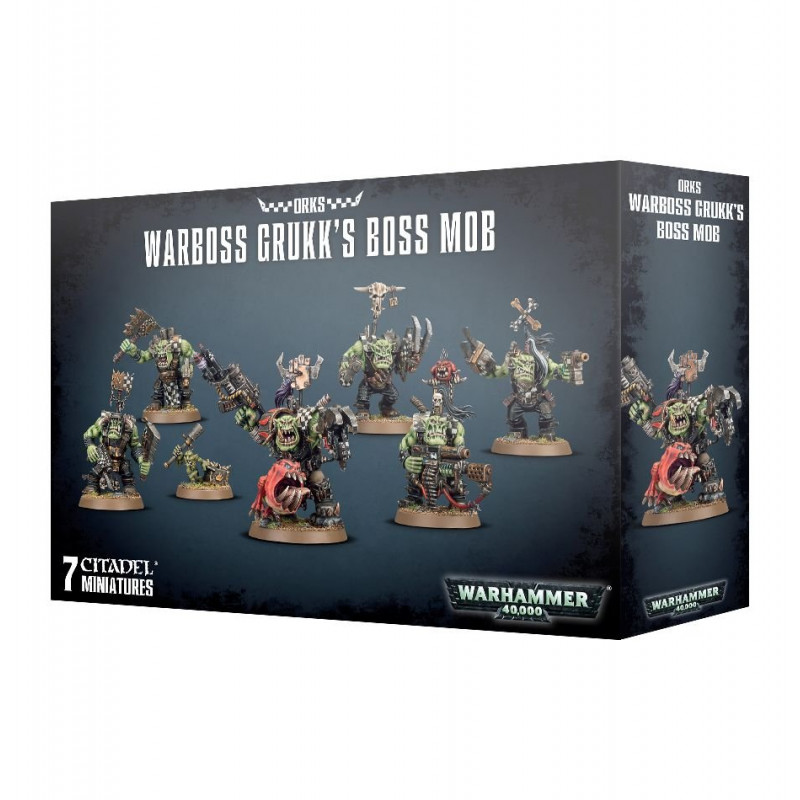 Warboss Grukk\'s Boss Mob - 50-33 - Orks - Warhammer 40.000