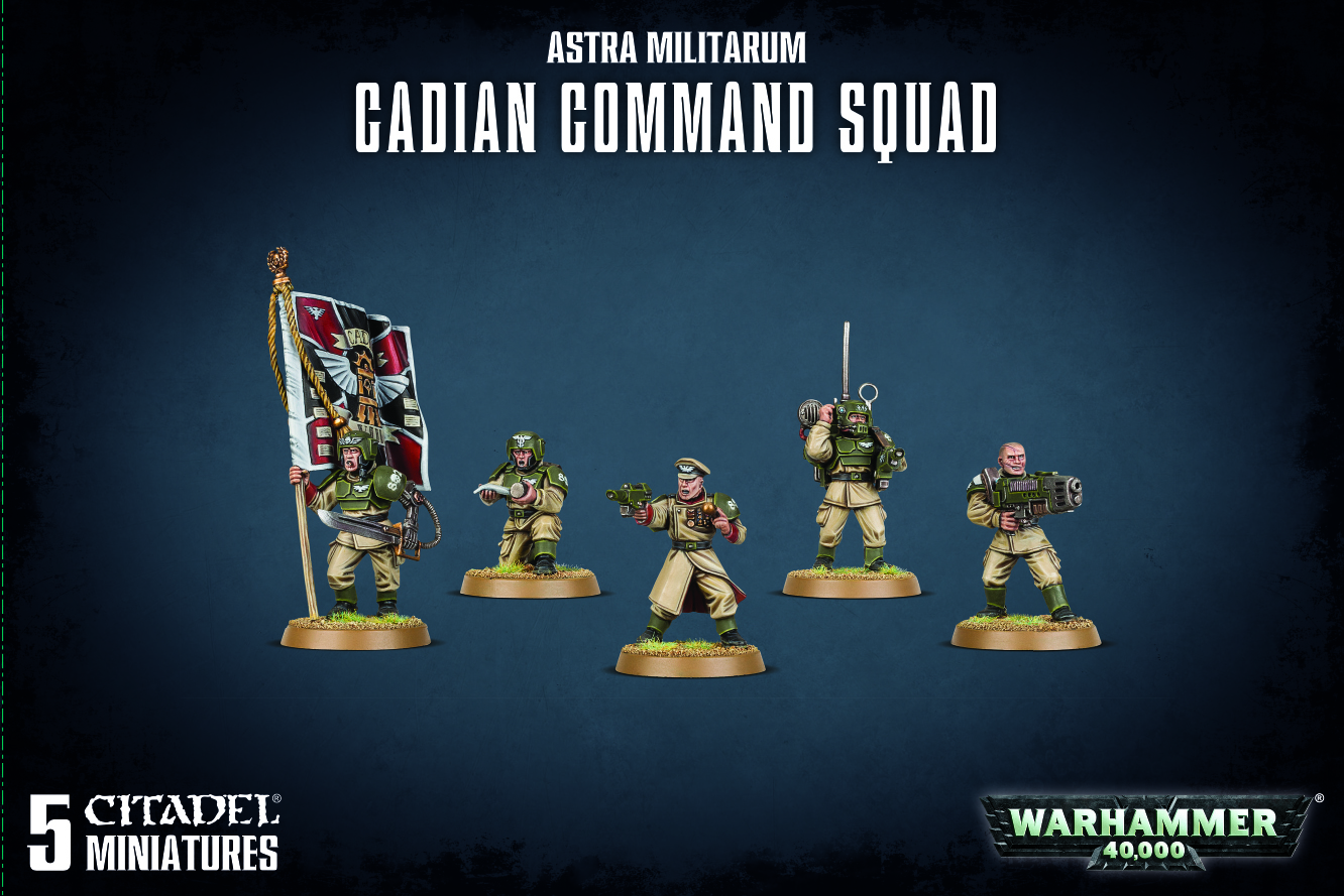 Cadian Command Squad - 47-09 - Astra Militarum - Warhammer 40.000