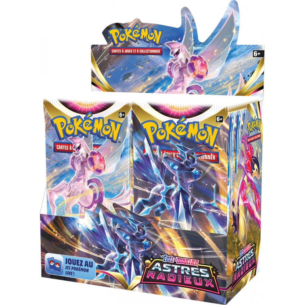 Boite de Boosters Français - Display 36 Boosters - Epée et Bouclier 10 - Astres Radieux - Pokémon - En Français