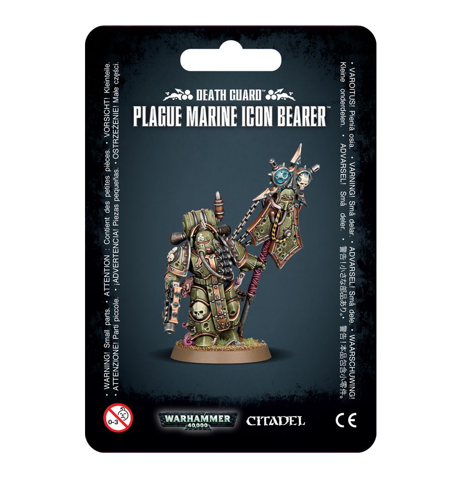 Plague Marine Icon Bearer - 43-47 - Death Guard - Warhammer 40.000