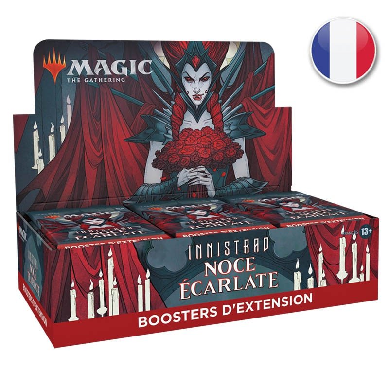 Boite de 30 boosters d\'extension Innistrad : Noce Écarlate - Magic - En Français