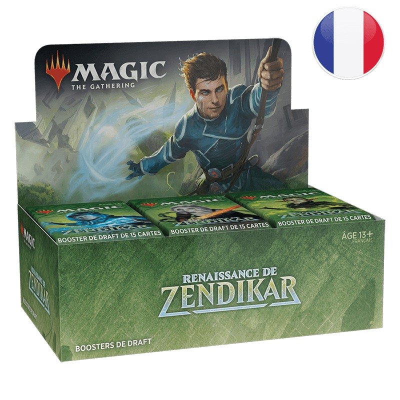 Boite de 36 boosters de draft Renaissance de Zendikar - Magic - En Français