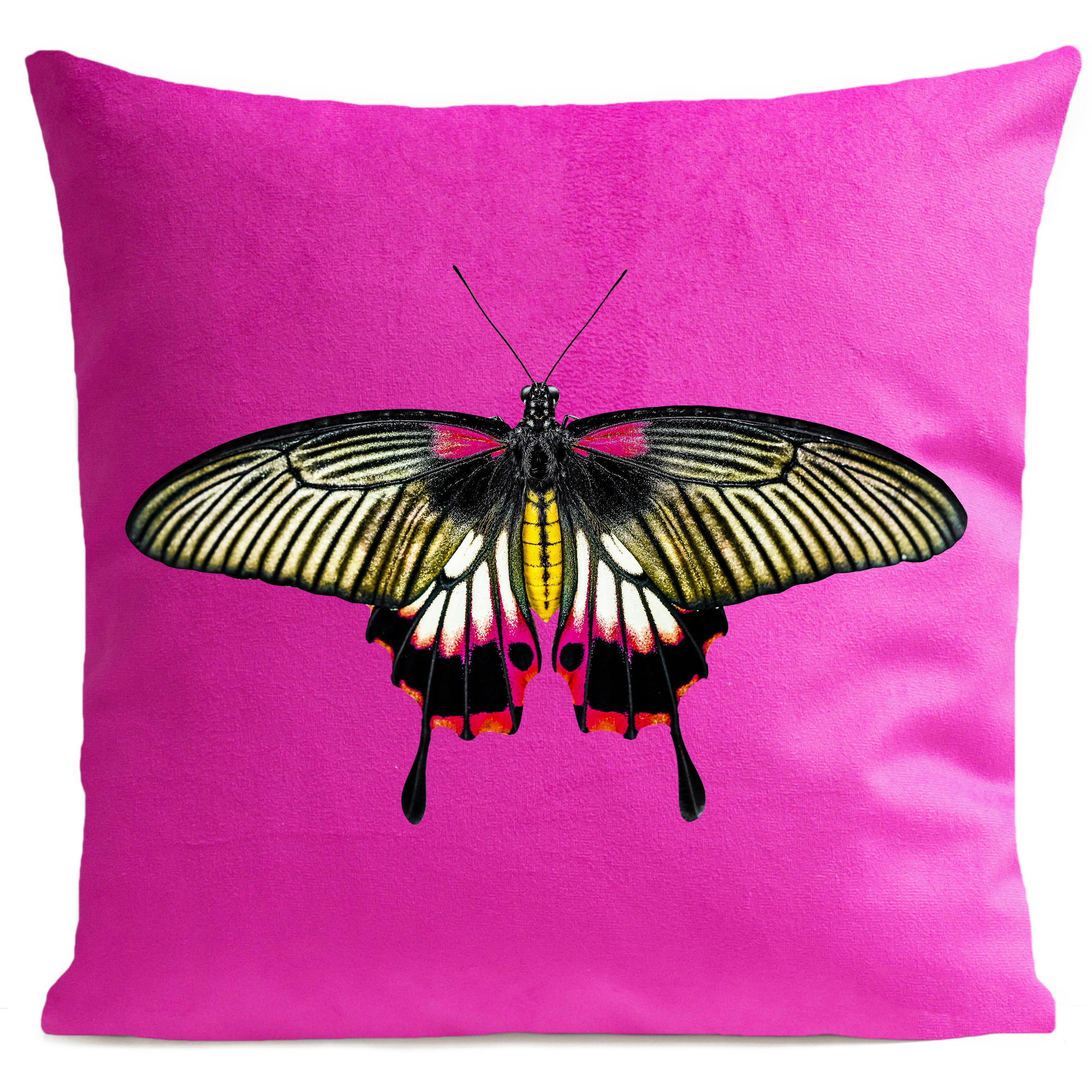 coussin-pink-butterfly-rose-indien