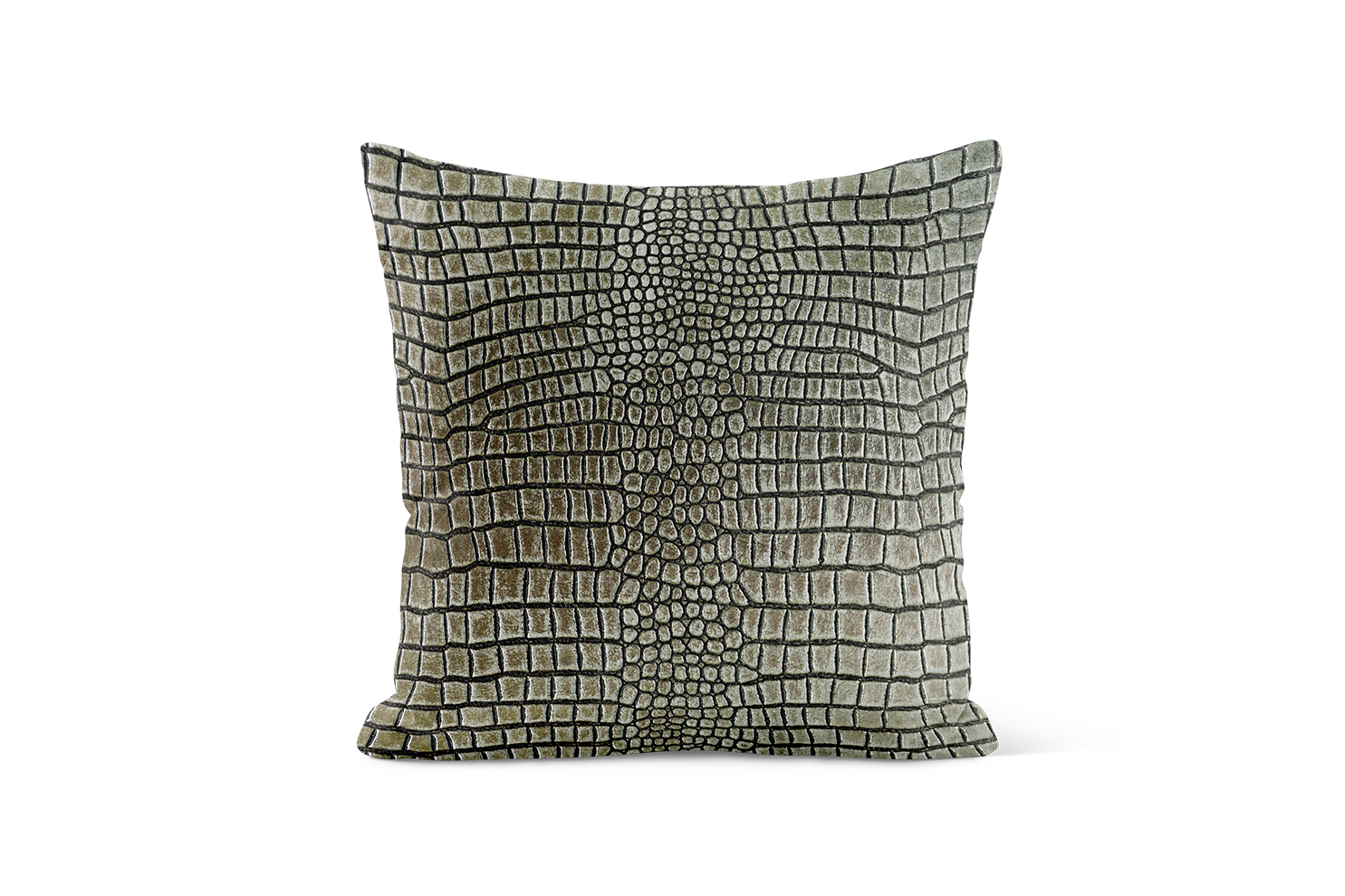 Coussin Croco