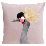 coussin-grue-couronnee-rose-pastel