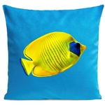 Coussin Yellow Fish
