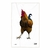 Torchon FRENCH ROOSTER Blanc