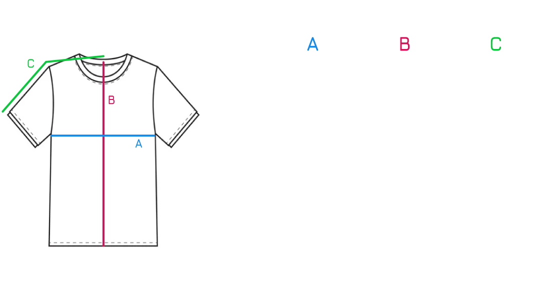 guide des tailles t shirt