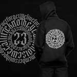 Sweat à capuche DOS mockup