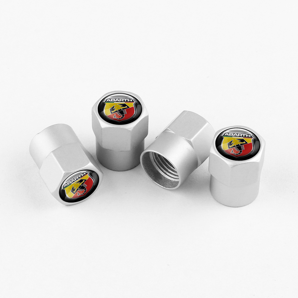 Tapones de válvula plateados