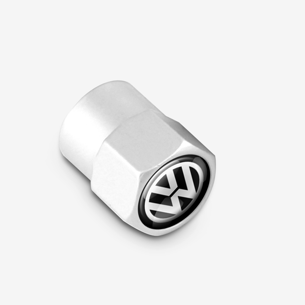 Tapón de válvula plateado Volkswagen
