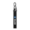 PORTE CLES EN NYLON NOIR POUR SAAB