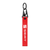 PORTE CLES EN NYLON ROUGE POUR SEAT