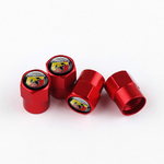 Tapones de válvula rojos