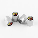 Tapones de válvula plateados