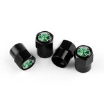 TAPÓNES DE VÁLVULA NEGROS PARA ALFA ROMEO QUADRIFOGLIO