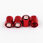 Tapones de válvula rojos SEAT de 4 piezas