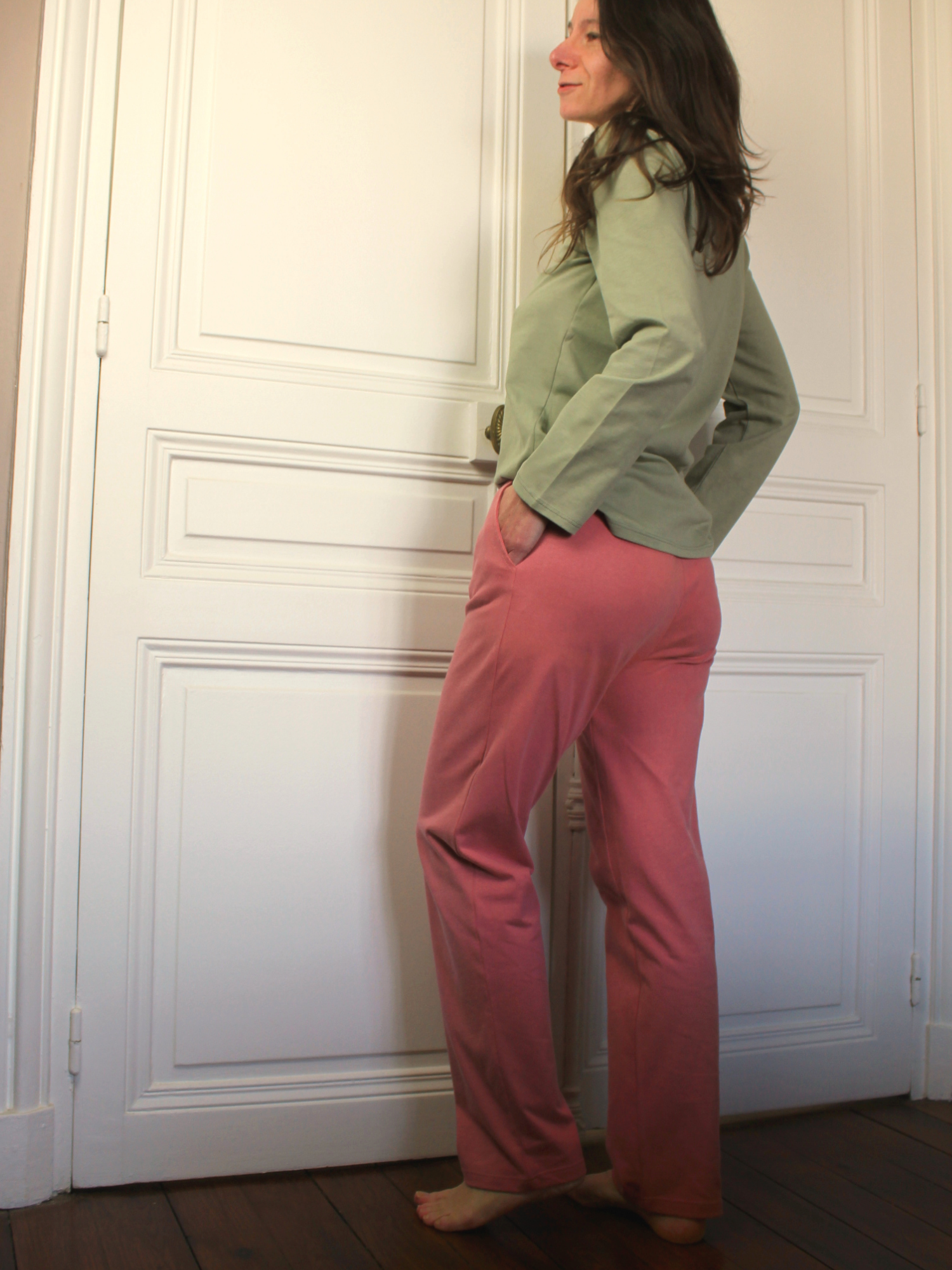 Pantalon dintérieur femme coton bio et tenture végétale Fleur de Lotus - Natura Feel