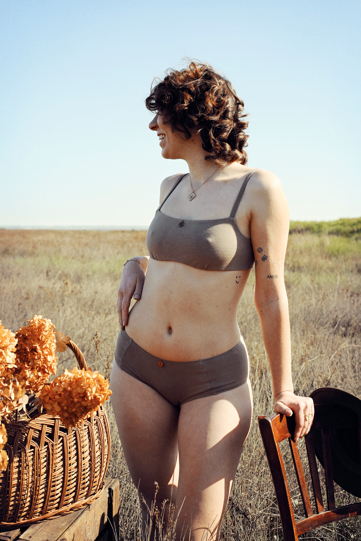 Culotte shorty femme et brassière femme Ecorce - Lifestyle - Natura Feel