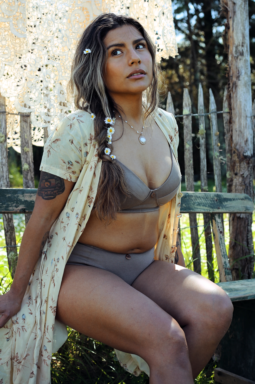 Soutien-gorge 100% coton sans armature Emboitant Ecorce - Lifestyle - Natura Feel