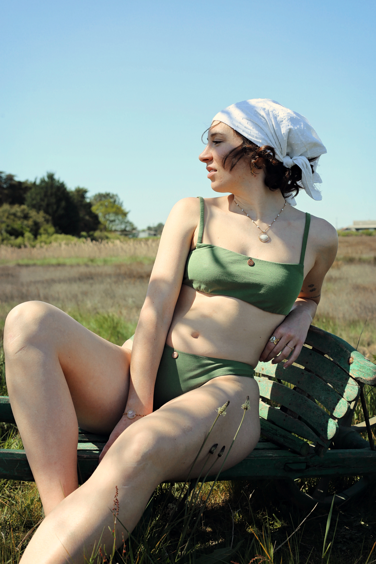String en coton et Brassière femme coton Lierre - Lifestyle - Natura Feel
