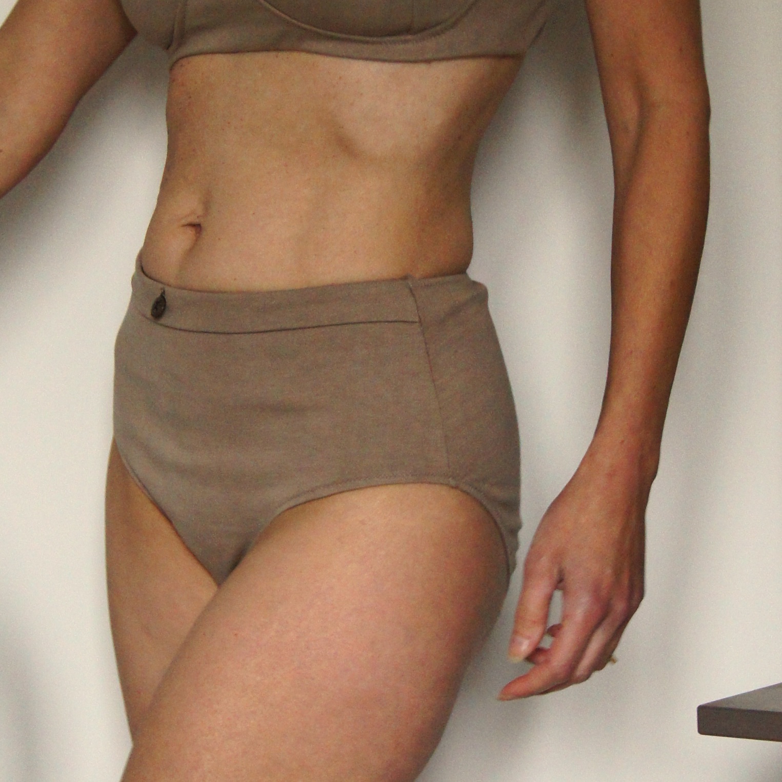Culotte taille haute coton bio Ecorce - Natura Feel
