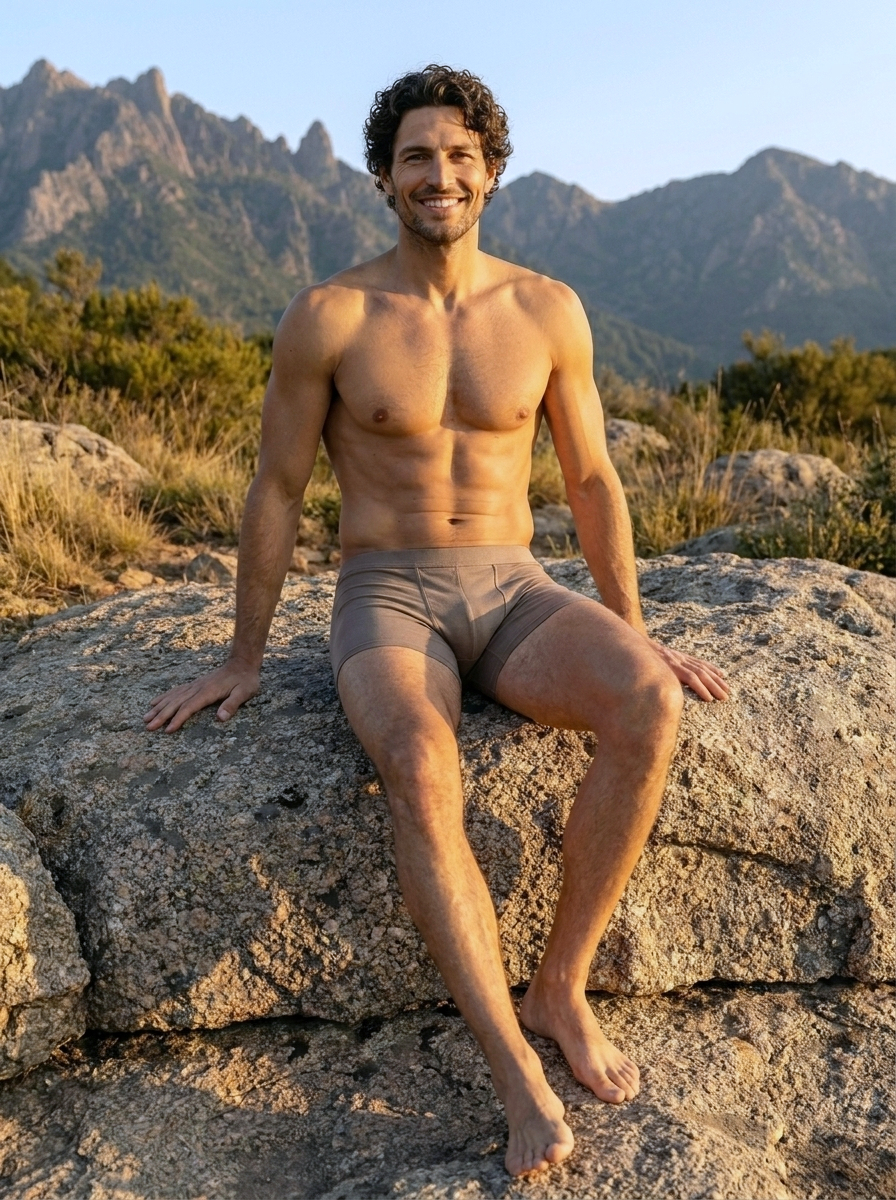 Boxer sous-vêtement homme coton - Ecorce - Natura Feel