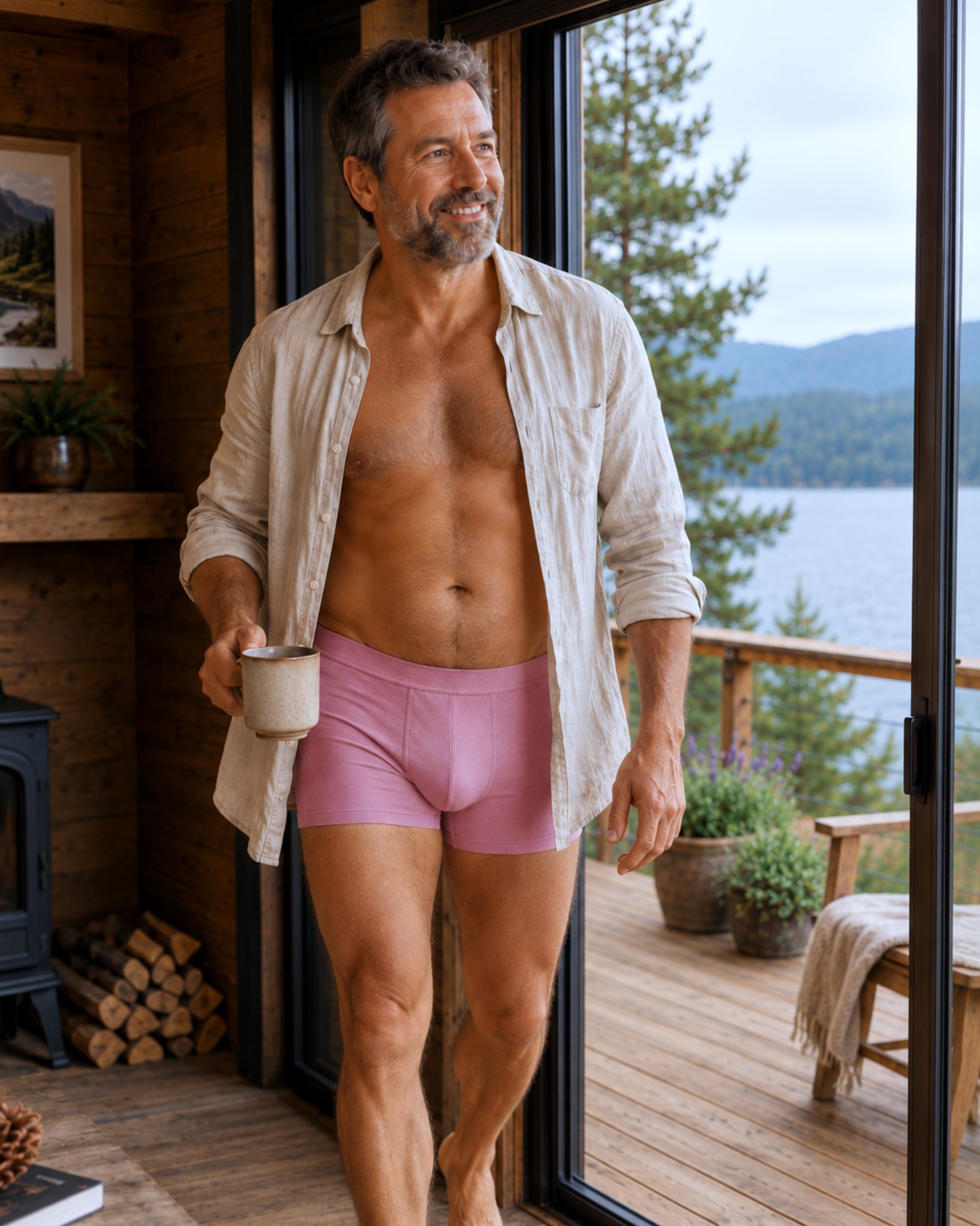 Boxer sous-vêtement 100% coton homme Lotus - lifestyle - Natura Feel