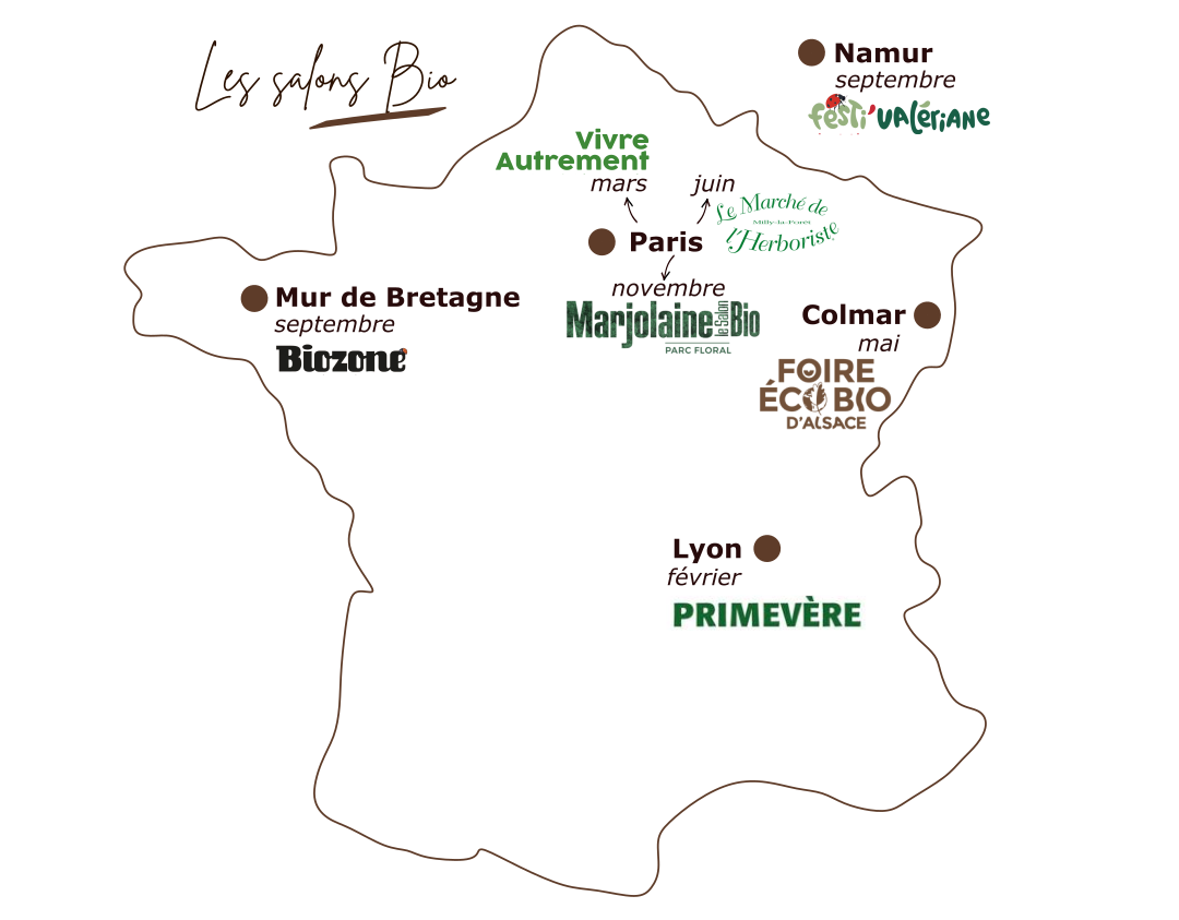 carte des salons bio natura feel