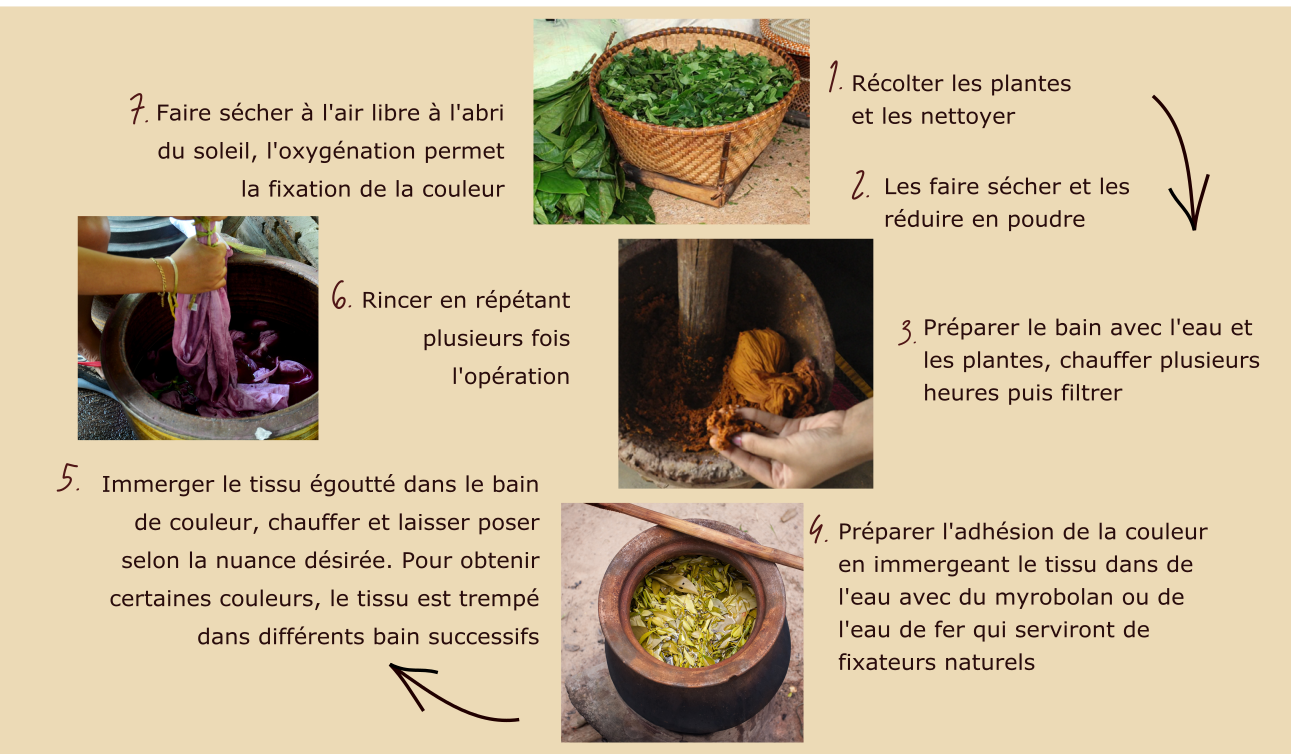 les etapes de la teinture vegetale natura feel