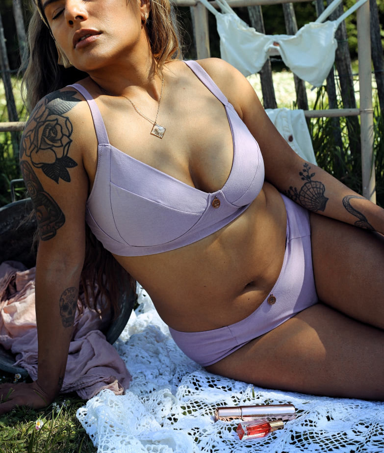soutien gorge sans armature grande taille coton emboitant