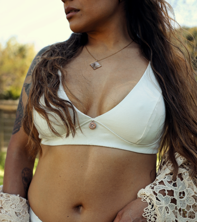 soutien gorge confortable grande taille coton bio foulard