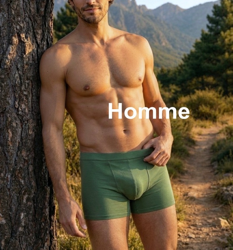 Sous-vêtements homme coton bio