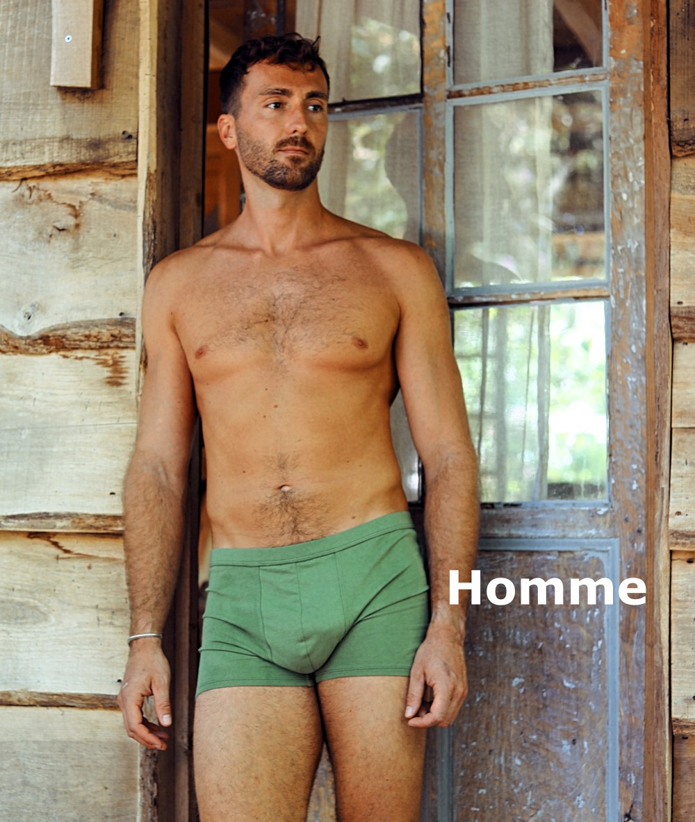 Sous-vêtements homme coton bio