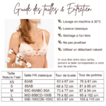 Soutien-gorge Foulard sans armatures Natura Feel - Guide des tailles