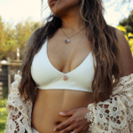 Soutien gorge Foulard coton Ecume de mer - Face - Natura Feel