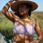 Soutien-gorge 100% coton sans armature Brassière Lilas - Natura Feel