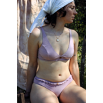 Slip femme coton à volants Lilas - Côté - Natura Feel