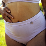 Culotte taille haute coton Lilas - Face - Natura Feel