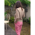 Haut de pyjama femme coton bio et teinture végétale dos Ecorce - Natura Feel