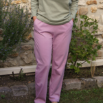 Pantalon de pyjama femme coton bio et teinture végétale Lilas - Natura Feel