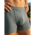 Boxer homme 100% coton bio et teinture végétale - Galet - Natura Feel